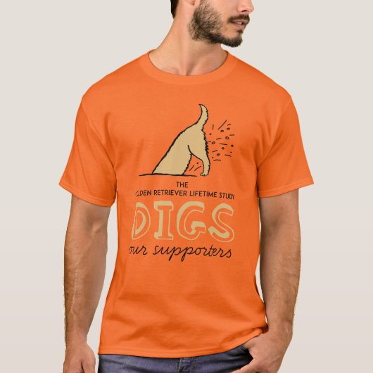 GRLS DIGS supporters T-Shirt (Voorkant)