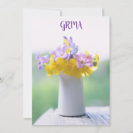 GRMA Irish Language Hartelijk dank voor uw kaart m (Voorkant)