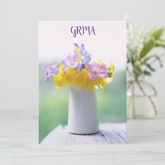 GRMA Irish Language Hartelijk dank voor uw kaart m (Staand voorkant)