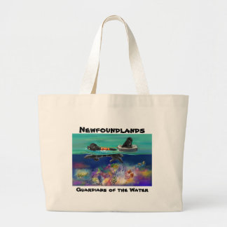 GRNC Water Test zwart nieuws Grote Tote Bag