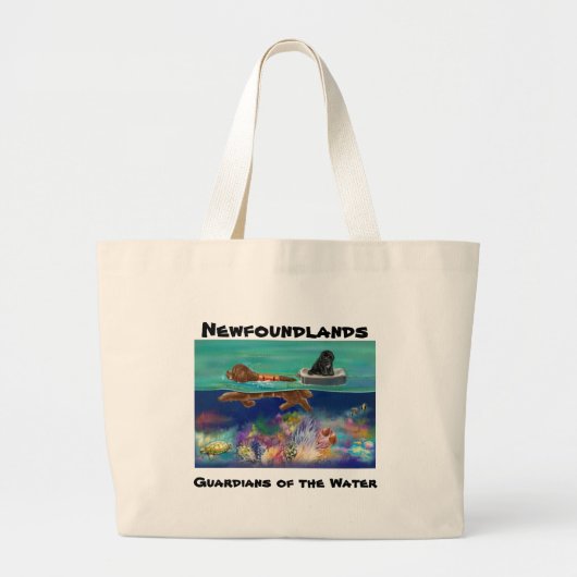 GRNC-watertestlandseer Grote Tote Bag (Voorkant)