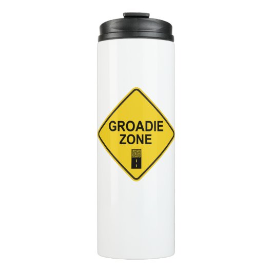 Groadie Zone Gravel Cycling Thermosbeker (Voorkant)