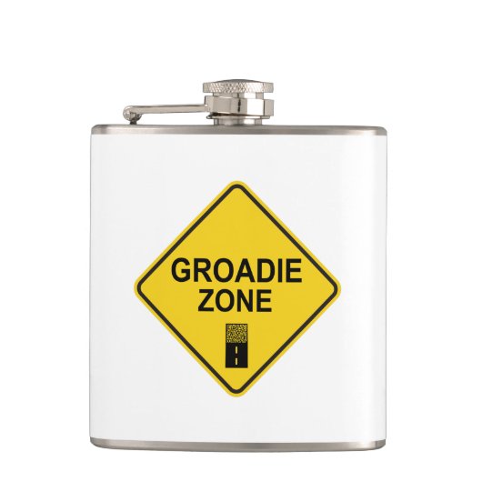Groadie Zone Grindelfiets Heupfles (Voorkant)