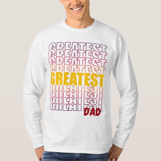 GROATEST DAD T-SHIRT (Voorkant)