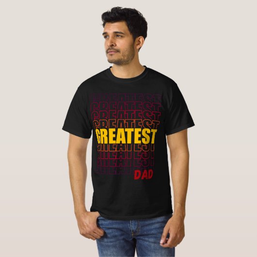 GROATEST DAD T-SHIRT (Voorkant volledig)