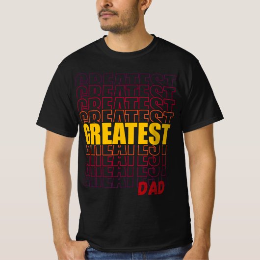 GROATEST DAD T-SHIRT (Voorkant)