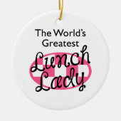 GROATEST LUNCH LADY KERAMISCH ORNAMENT (Voorkant)