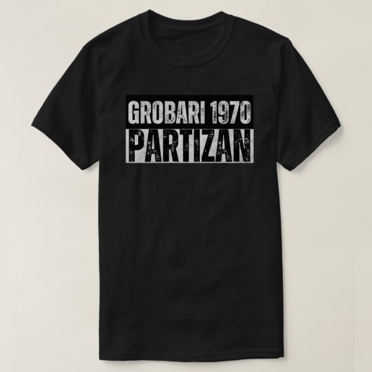 Grobari 1970 Partizan T-shirt (Design voorkant)
