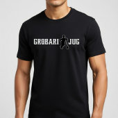 Grobari Jug Zwart Witte T-shirt