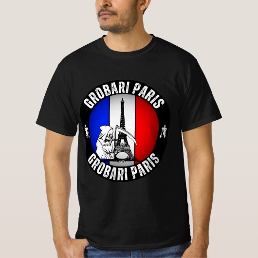 Grobari Parijs Frankrijk  T-shirt (Voorkant)