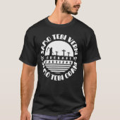 Grobari Partizan Zwart Wit  T-shirt (Voorkant)