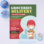 Groceries Delivery Service Flyer (Enkel)