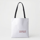 Groceries, maar maak het halal Bag Tote Bag (Voorkant)