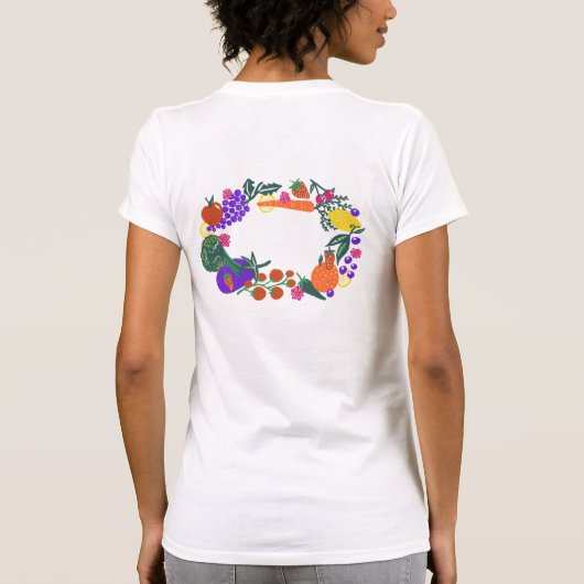 Groceries Wreath T-shirt (Achterkant)