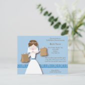 Grocery bruiloft douche Uitnodigen Uitnodiging Briefkaart (Staand voorkant)