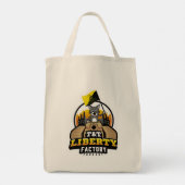 Grocery Canvas tas van T&T Liberty Factory (Achterkant)