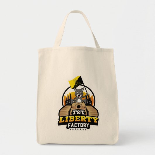 Grocery Canvas tas van T&T Liberty Factory (Voorkant)