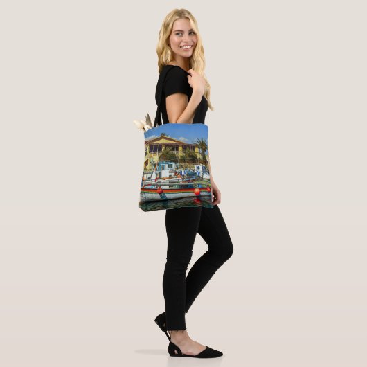 Grocery Canvas tas voor grote winkels Vist docksta (Op model)