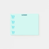 Grocery cart post it note reminder (Voorkant)