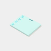 Grocery cart post it note reminder (Schuin)