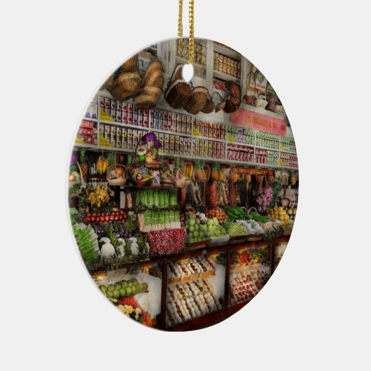 Grocery - Edward Neumann Afdeling 1905 Keramisch Ornament (Rechts)