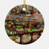 Grocery - Edward Neumann Afdeling 1905 Keramisch Ornament (Voorkant)