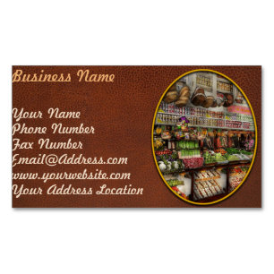 Grocery - Edward Neumann Afdeling 1905 Visitekaartje Magneet