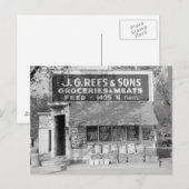 Grocery & Feed Store, 1938 Briefkaart (Voorkant / Achterkant)