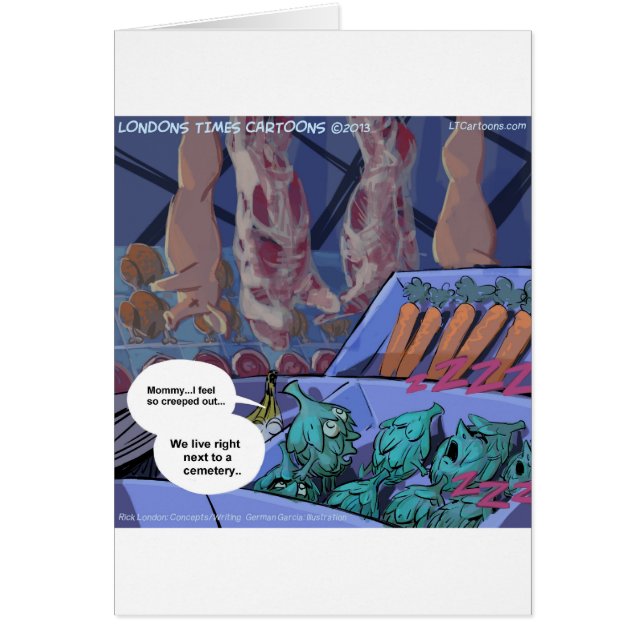 Grocery Graveyards Vegan Funny (Voorkant)