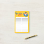GROCERY LIST POST-IT® NOTES (Op bureau)