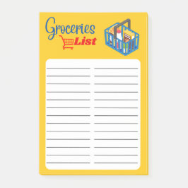 GROCERY LIST POST-IT® NOTES