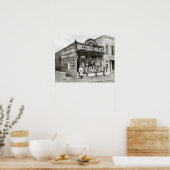 Grocery & Meat Market, 1916. foto Poster (Keuken)