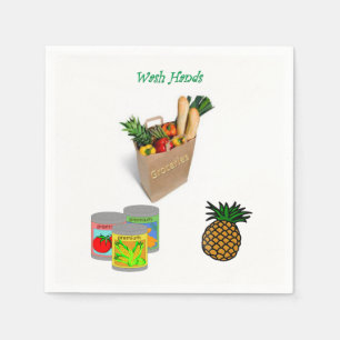 Grocery Paper Napkins Servet