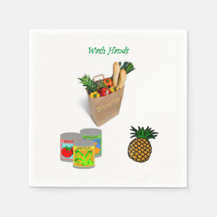 Grocery Paper Napkins Servet