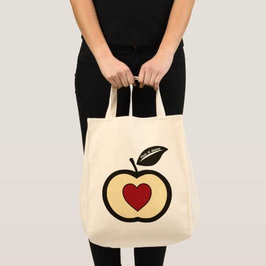 Grocery Shopping Food to Groming Logo Budget Tote Bag (Voorkant (product))