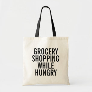 Grocery Shopping terwijl hongerige Canvas tas
