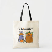 GROCERY SHOPPING TOTE BAG (Voorkant)