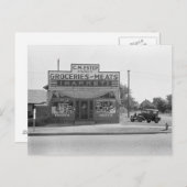 Grocery Store, 1938 Briefkaart (Voorkant / Achterkant)