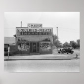 Grocery Store, 1938.  foto Poster (Voorkant)