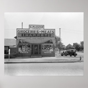 Grocery Store, 1938.  foto Poster