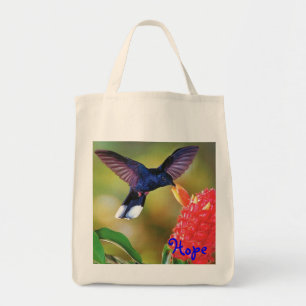 Grocery Tas "Blue Hope Hummingbird"