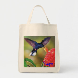 Grocery Tas "Blue Hope Hummingbird"