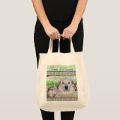 Grocery Tas met Grote Pyr en Boeddy (Voorkant (product))