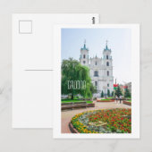 Grodno Belarus Architecture Cathedral Mensen Briefkaart (Voorkant / Achterkant)