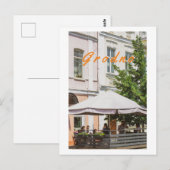 Grodno Belarus Architecture City Bar Restaurant Briefkaart (Voorkant / Achterkant)