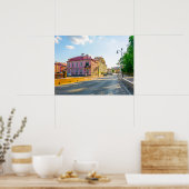 Grodno Belarus Architecture city cityscape street Poster (Keuken)