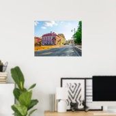 Grodno Belarus Architecture city cityscape street Poster (Thuiskantoor)