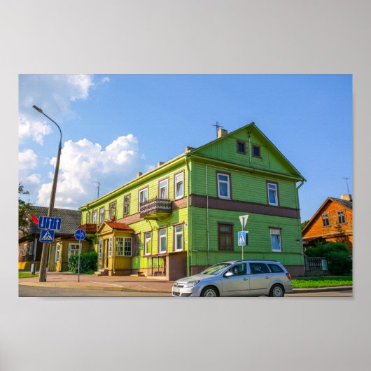 Grodno Belarus Architecture city cityscape street Poster (Voorkant)