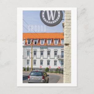 Grodno Belarus Architecture City Uitzicht Briefkaart