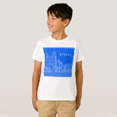 Grodno Belarus Architecture City Uitzicht Cathedra T-shirt (Voorkant volledig)